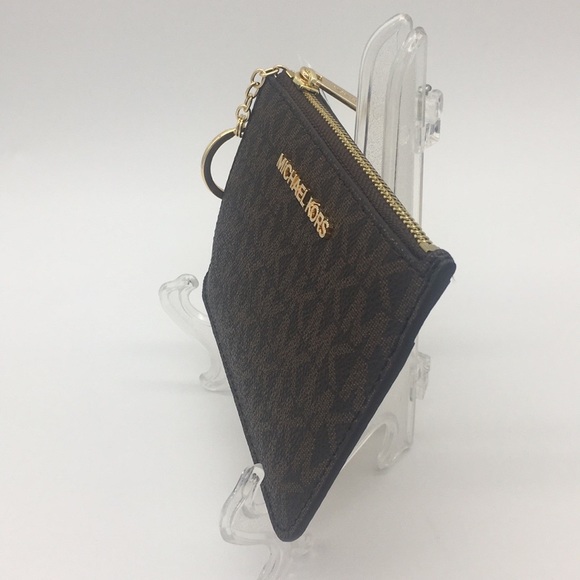 Jet Set Travel Sm TZ Coinpouch W ID Leather Brown - Picture 7 of 8